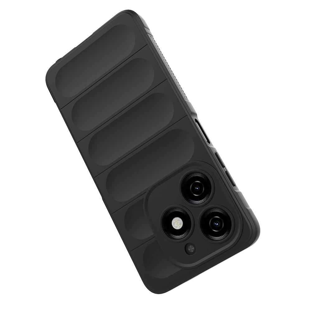 Tecno Spark 20C Kılıf Esnek TPU Oyuklu Arka Yüzey Tasarımlı Zore Etnik Silikon Kapak