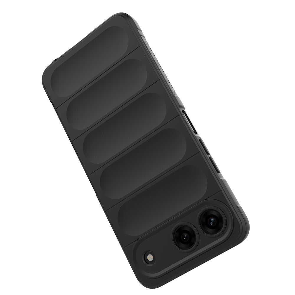 Tecno Spark 40 5G Kılıf Esnek TPU Oyuklu Arka Yüzey Tasarımlı Zore Etnik Silikon Kapak