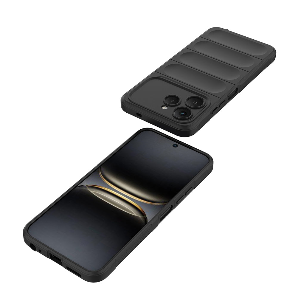 Tecno Spark 40 Kılıf Esnek TPU Oyuklu Arka Yüzey Tasarımlı Zore Etnik Silikon Kapak