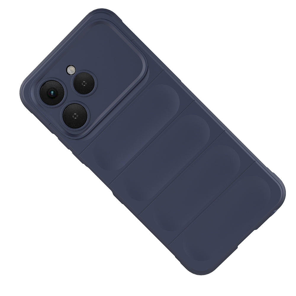 Tecno Spark 40 Kılıf Esnek TPU Oyuklu Arka Yüzey Tasarımlı Zore Etnik Silikon Kapak