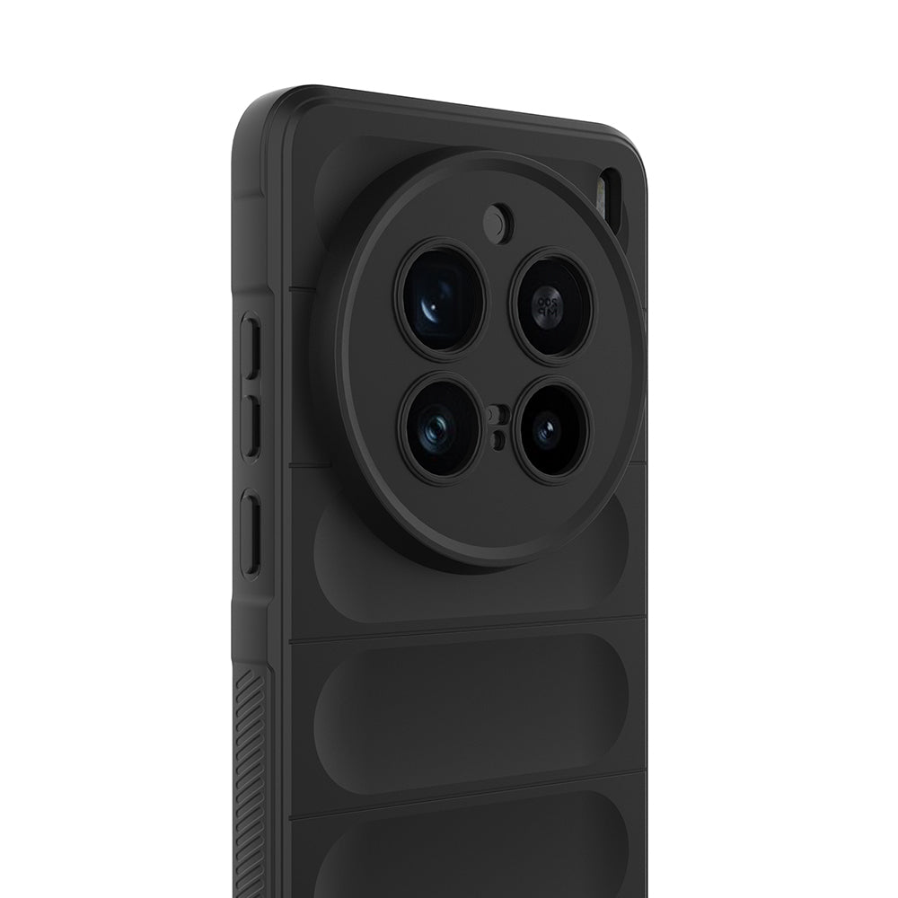 Vivo X200 Pro 5G Kılıf Esnek TPU Oyuklu Arka Yüzey Tasarımlı Zore Etnik Silikon Kapak