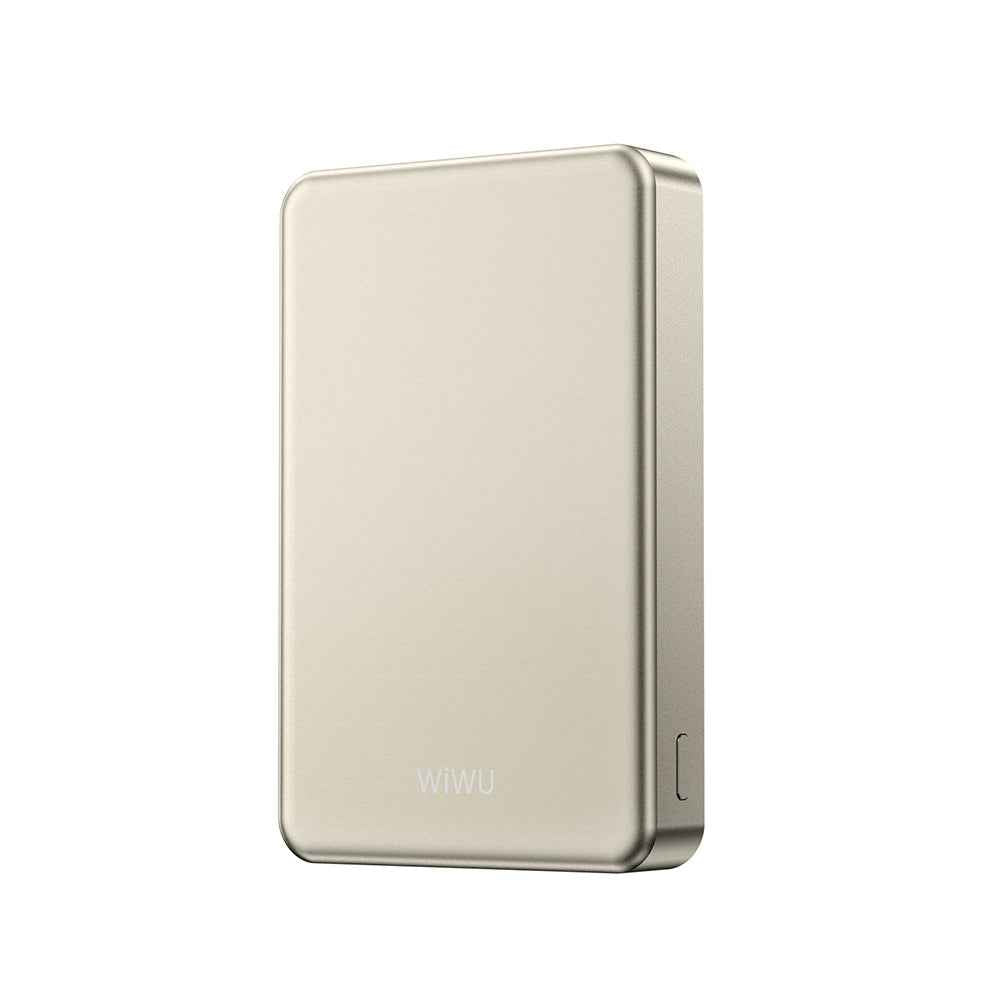 Wiwu P15-1 LED Işık Göstergeli Ultra İnce PD 20W Kablosuz Powerbank 10000mAh 15W
