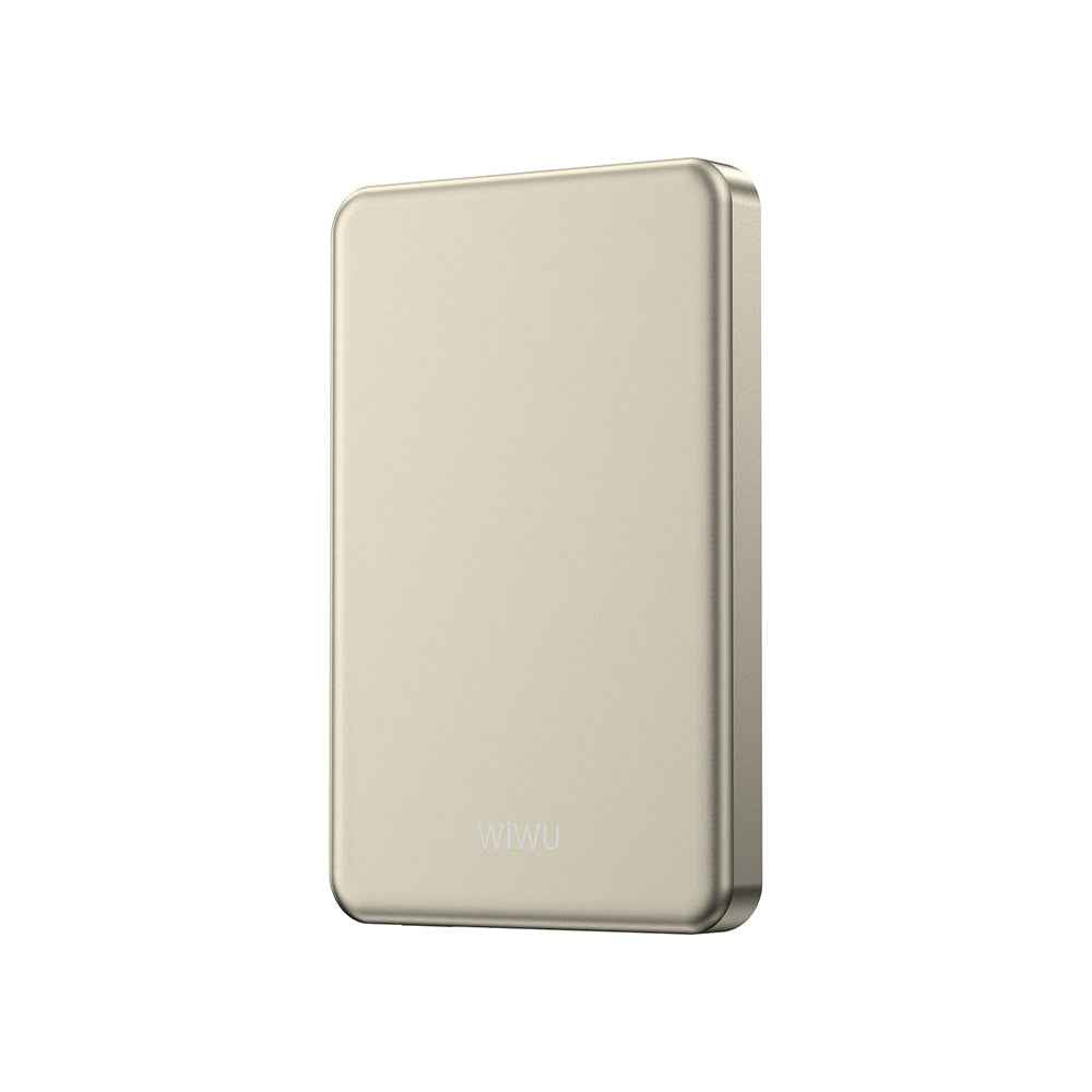 Wiwu P15 LED Işık Göstergeli Ultra İnce PD 20W Kablosuz Powerbank 5000mAh 15W