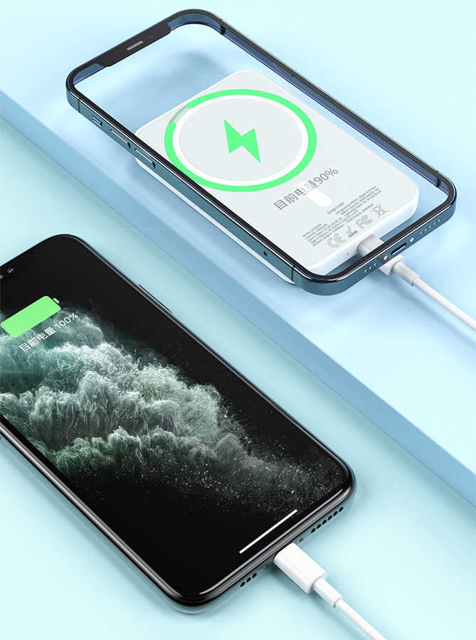 Wiwu SC5000A M-safe Mıknatıslı Wireless Powerbank