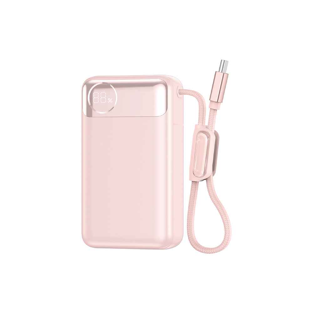 Wiwu T132 Power Plus Serisi Type-C Kablolu PD Powerbank 65W 12000mAh