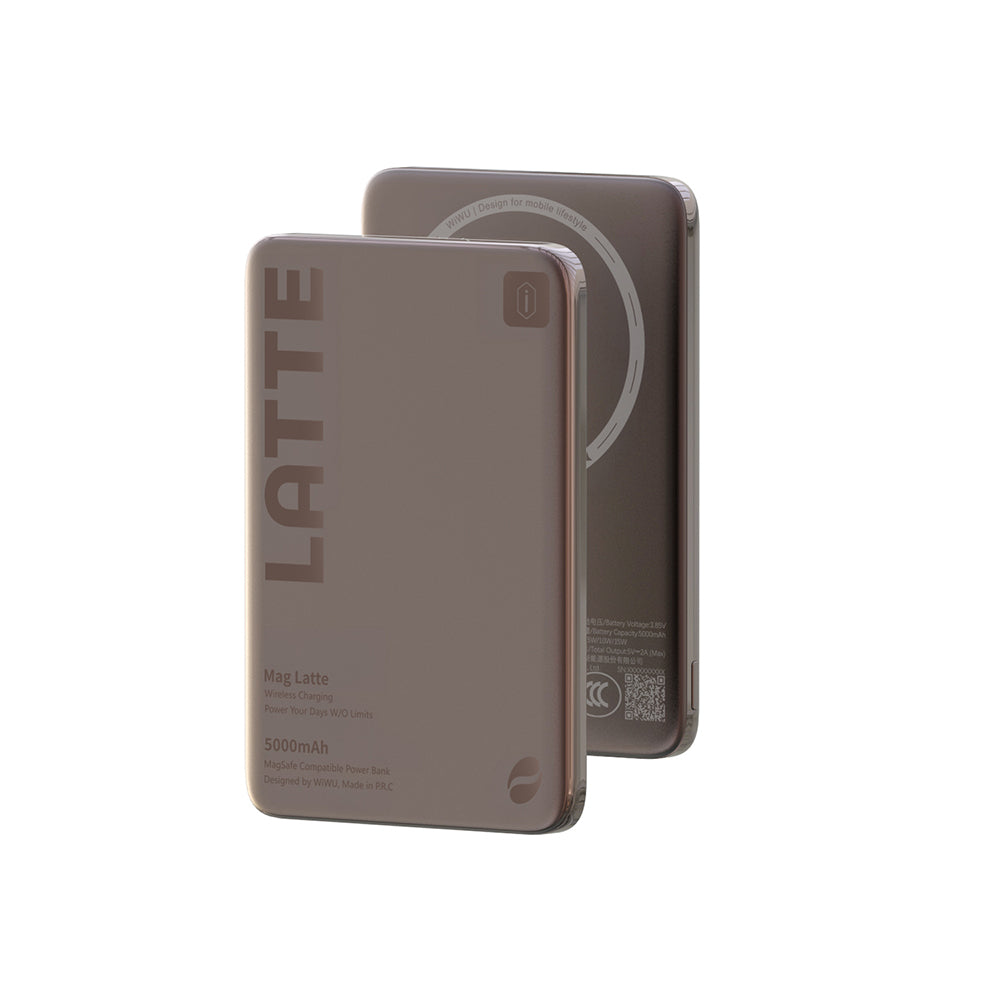 Wiwu Wi-P085 MagPearl Serisi Ultra İnce Wireless Kablosuz Powerbank 5000mAh 15W