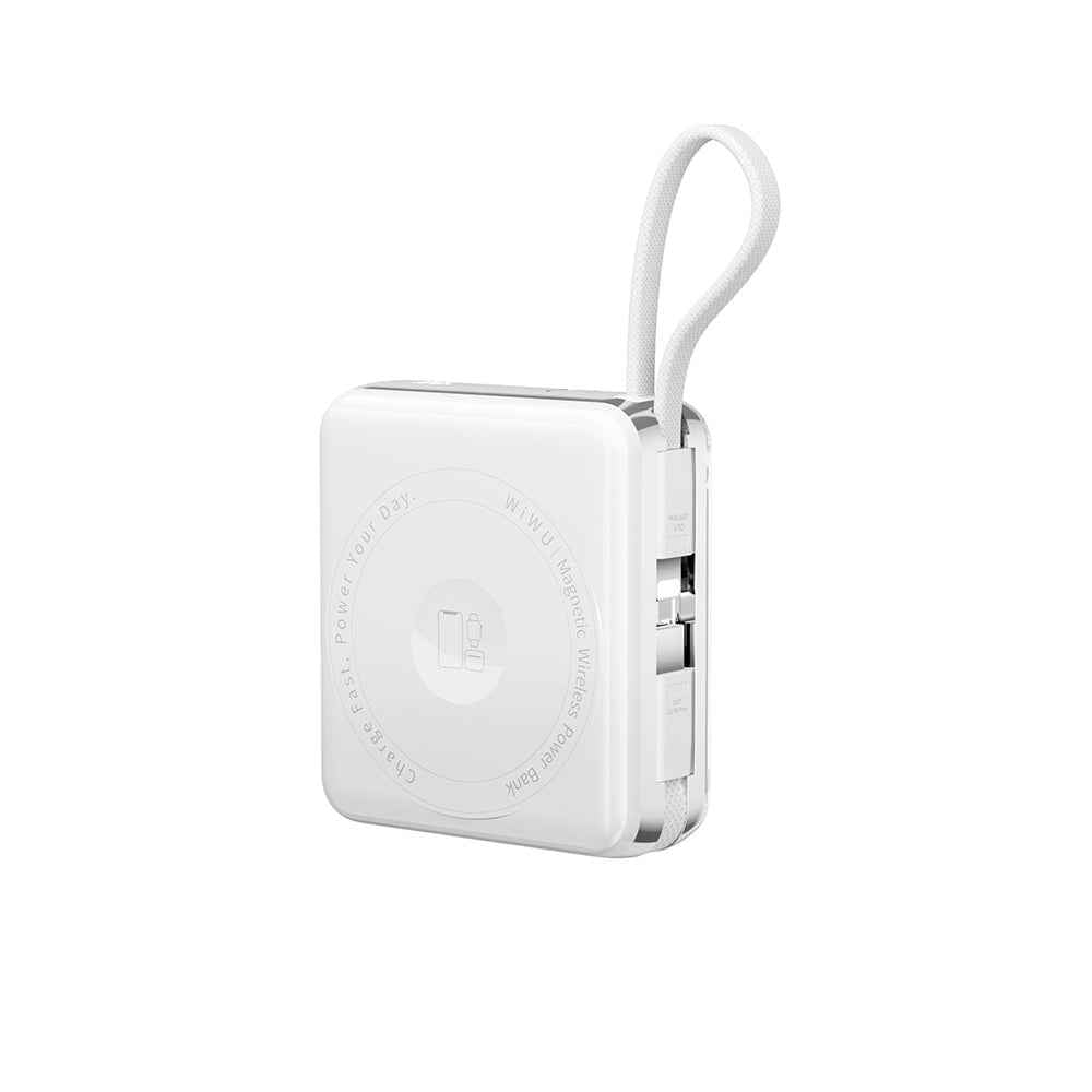 Wiwu XF17 Mag Plus Serisi M-safe Şarj Özellikli 3in1 15W Taşınabilir Powerbank 10.000mAh