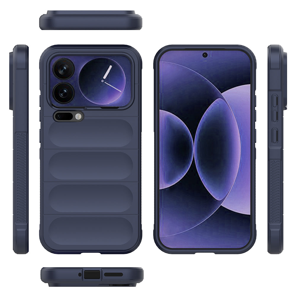 Xiaomi 17 Pro Max Kılıf Esnek TPU Oyuklu Arka Yüzey Tasarımlı Zore Etnik Silikon Kapak