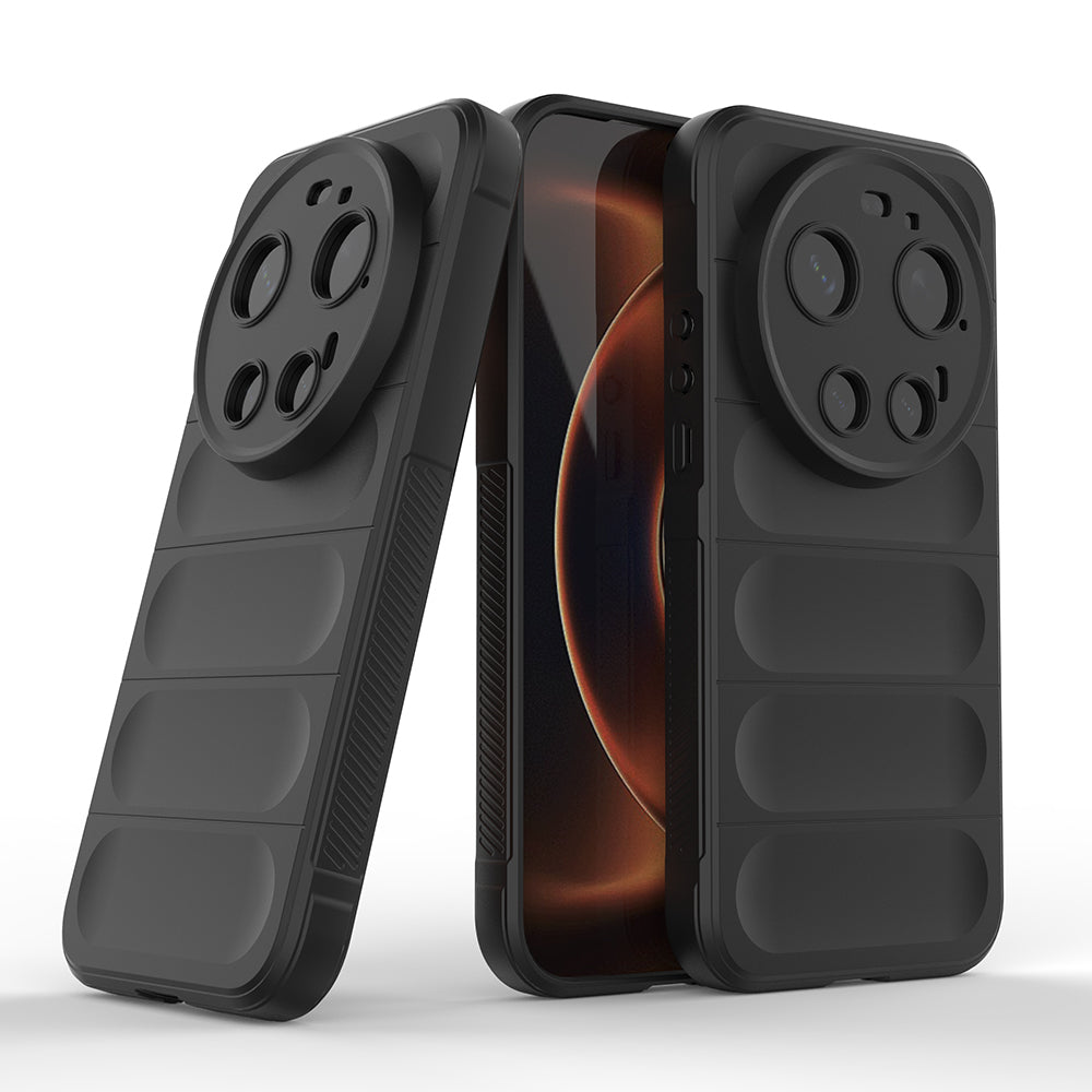 Xiaomi 17 Ultra Kılıf Esnek TPU Oyuklu Arka Yüzey Tasarımlı Zore Etnik Silikon Kapak
