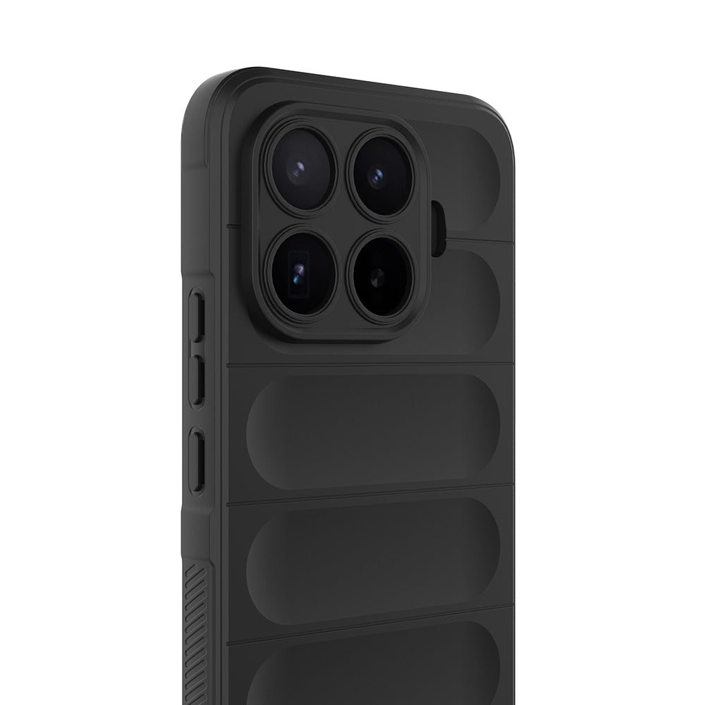 Xiaomi 17T Pro Kılıf Esnek TPU Oyuklu Arka Yüzey Tasarımlı Zore Etnik Silikon Kapak