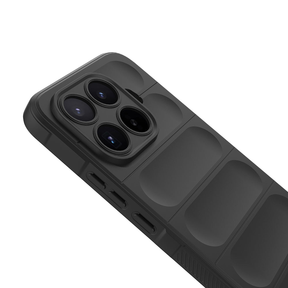 Xiaomi 17T Pro Kılıf Esnek TPU Oyuklu Arka Yüzey Tasarımlı Zore Etnik Silikon Kapak