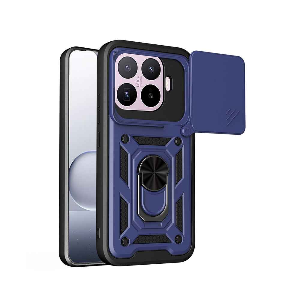 Xiaomi 17T Pro Kılıf Magnetik Standlı Kamera Korumalı Zore Sürgülü Vega Kapak