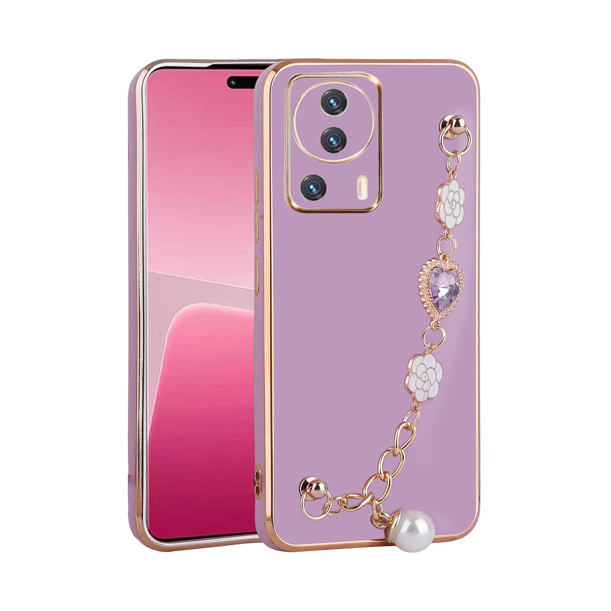 Xiaomi Mi 13 Lite Kılıf El Tutamaçlı Kamera Korumalı Zore Taka Silikon Kapak