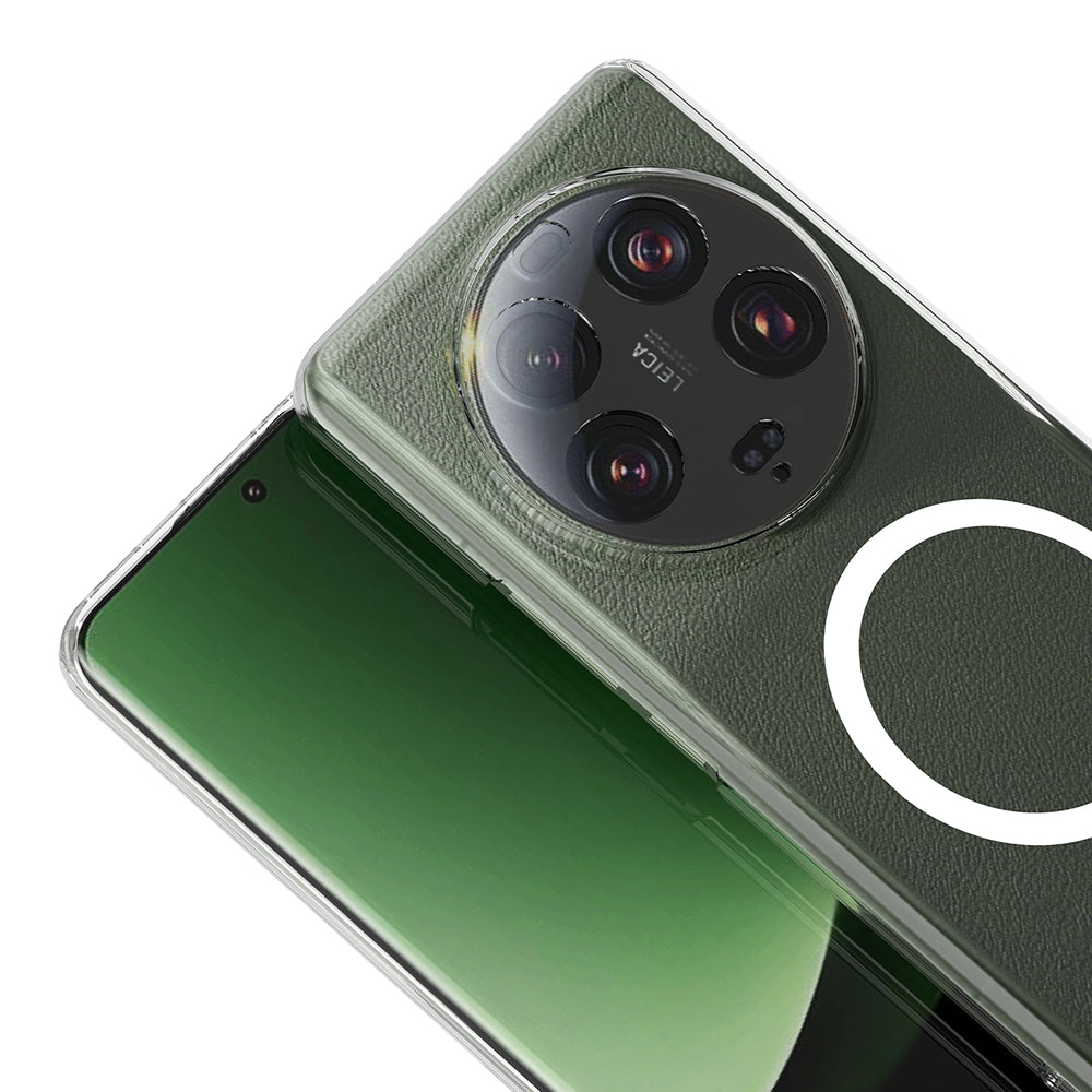 Xiaomi Mi 13 Ultra Kamera Korumalı M-Safe Şarj Özellikli Şeffaf Zore London Sert PC Kapak