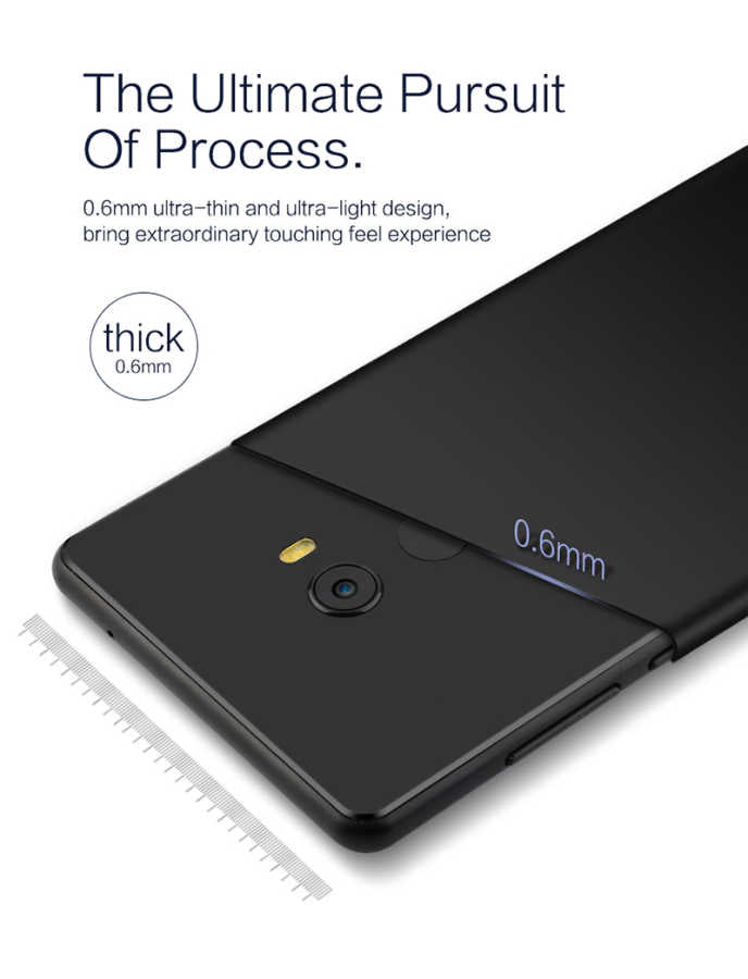 Xiaomi Mi Mix 2 Kılıf Zore İmax Silikon Kamera Korumalı