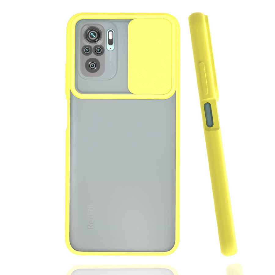 Xiaomi Poco M5S Kılıf Zore Lensi Kapak