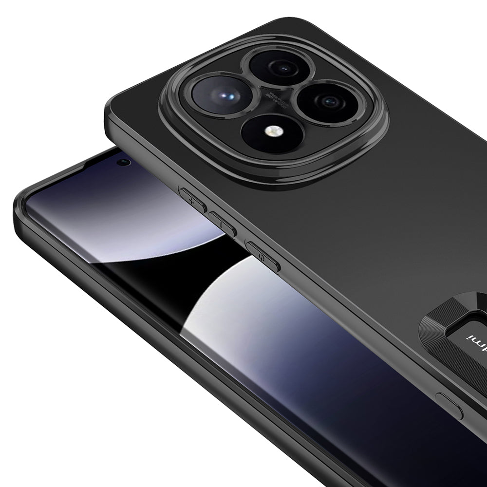 Xiaomi Poco X7 Kılıf Kamera Korumalı Logo Gösteren Zore Omega Kapak