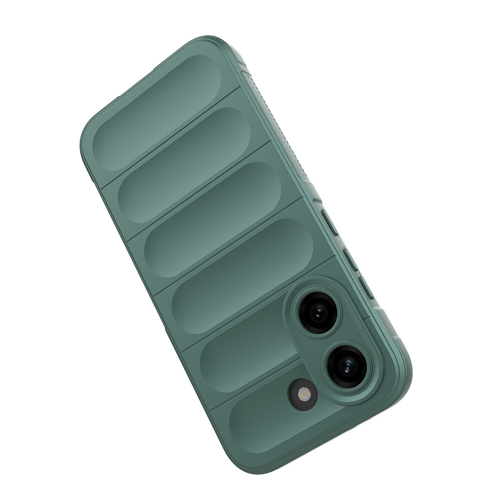 Xiaomi Poco X8 Pro Kılıf Esnek TPU Oyuklu Arka Yüzey Tasarımlı Zore Etnik Silikon Kapak