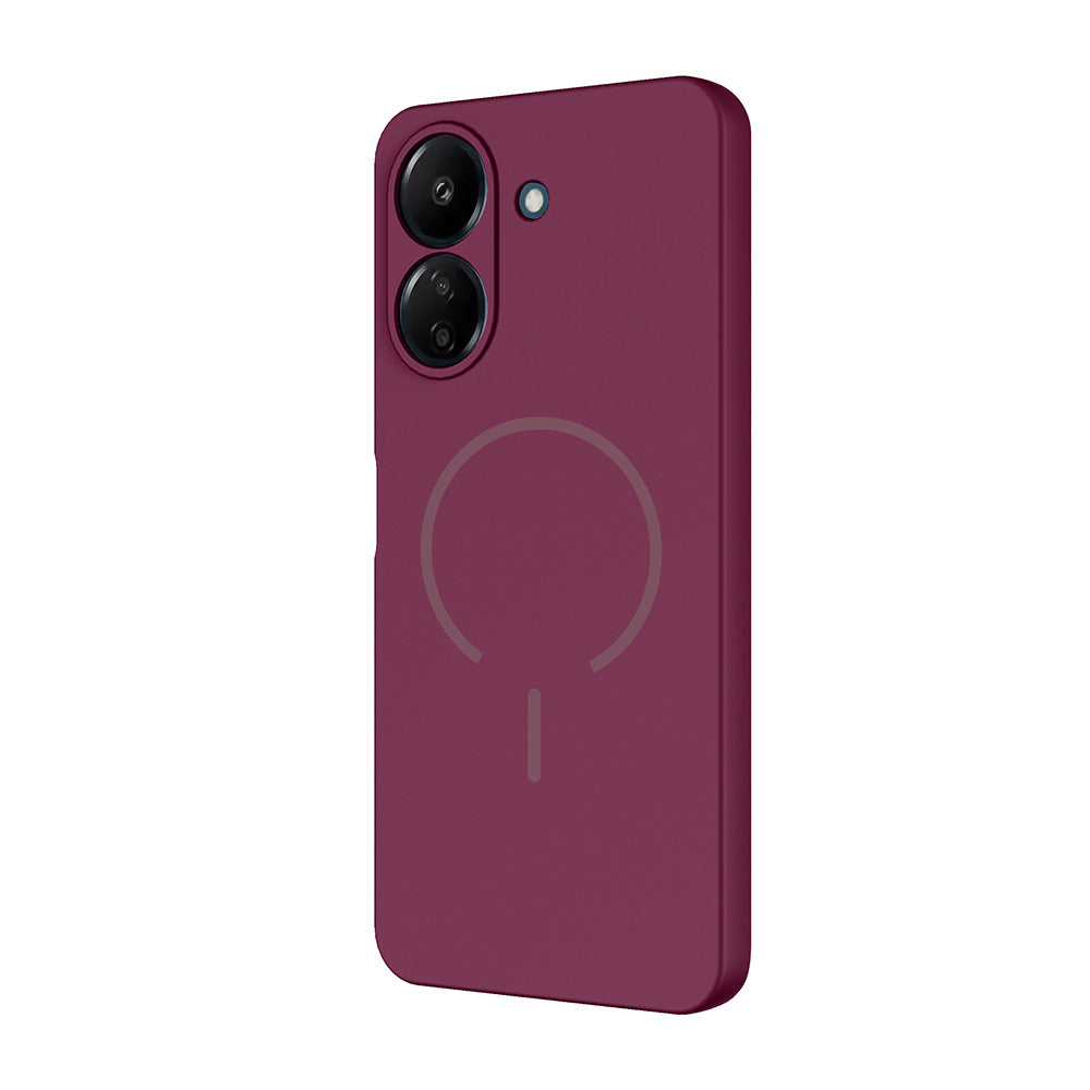 Xiaomi Redmi 13C Kılıf M-safe Şarj Özellikli Zore Meta Kapak