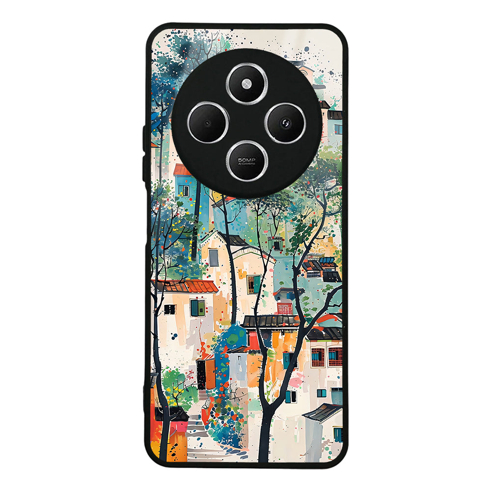 Xiaomi Redmi 14C 4G Kılıf Kamera Korumalı Desenli Zore Lusi Kapak