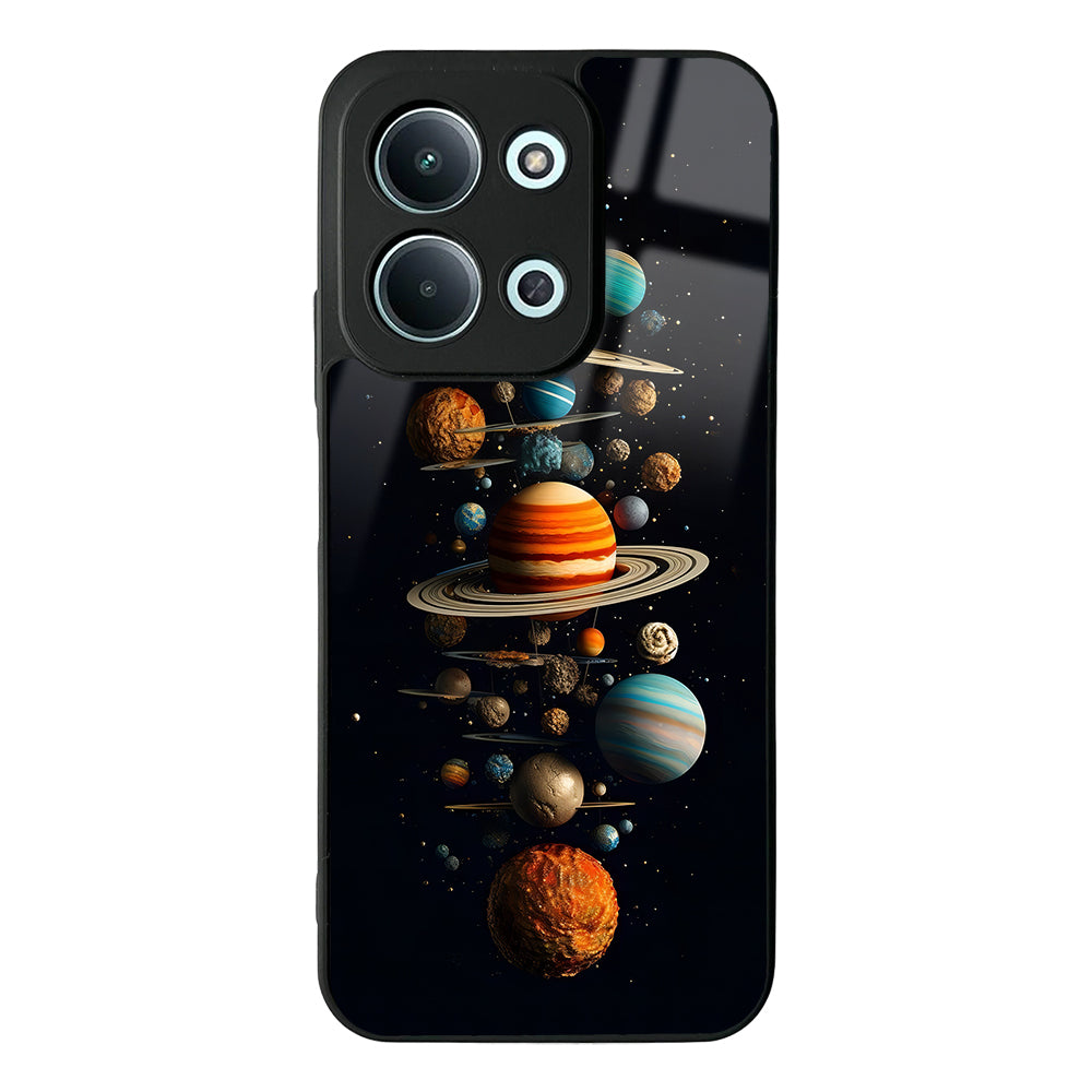 Xiaomi Redmi 15C Kılıf Kamera Korumalı Desenli Zore Lusi Kapak