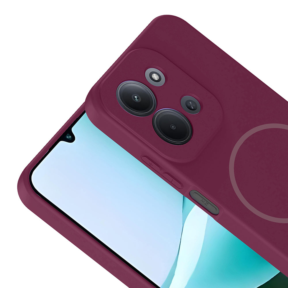 Xiaomi Redmi 15C Kılıf M-safe Şarj Özellikli Zore Meta Kapak