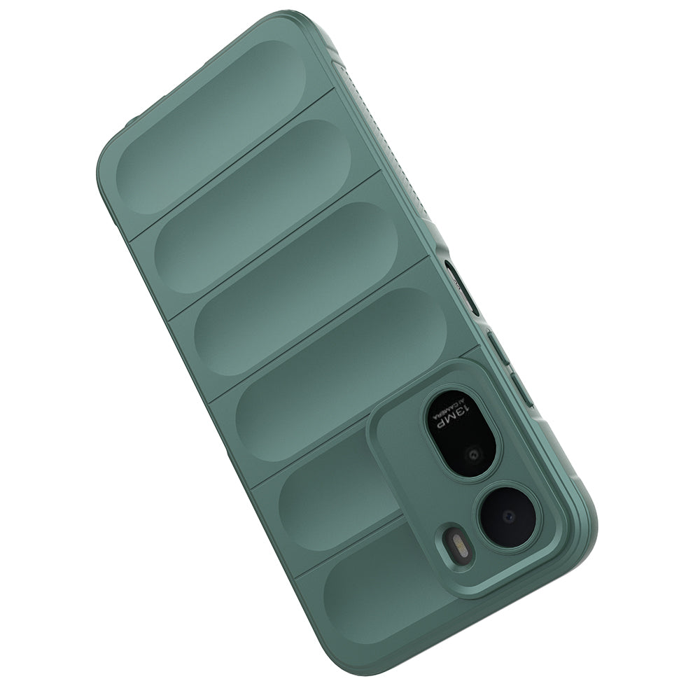 Xiaomi Redmi A7 Pro Kılıf Esnek TPU Oyuklu Arka Yüzey Tasarımlı Zore Etnik Silikon Kapak