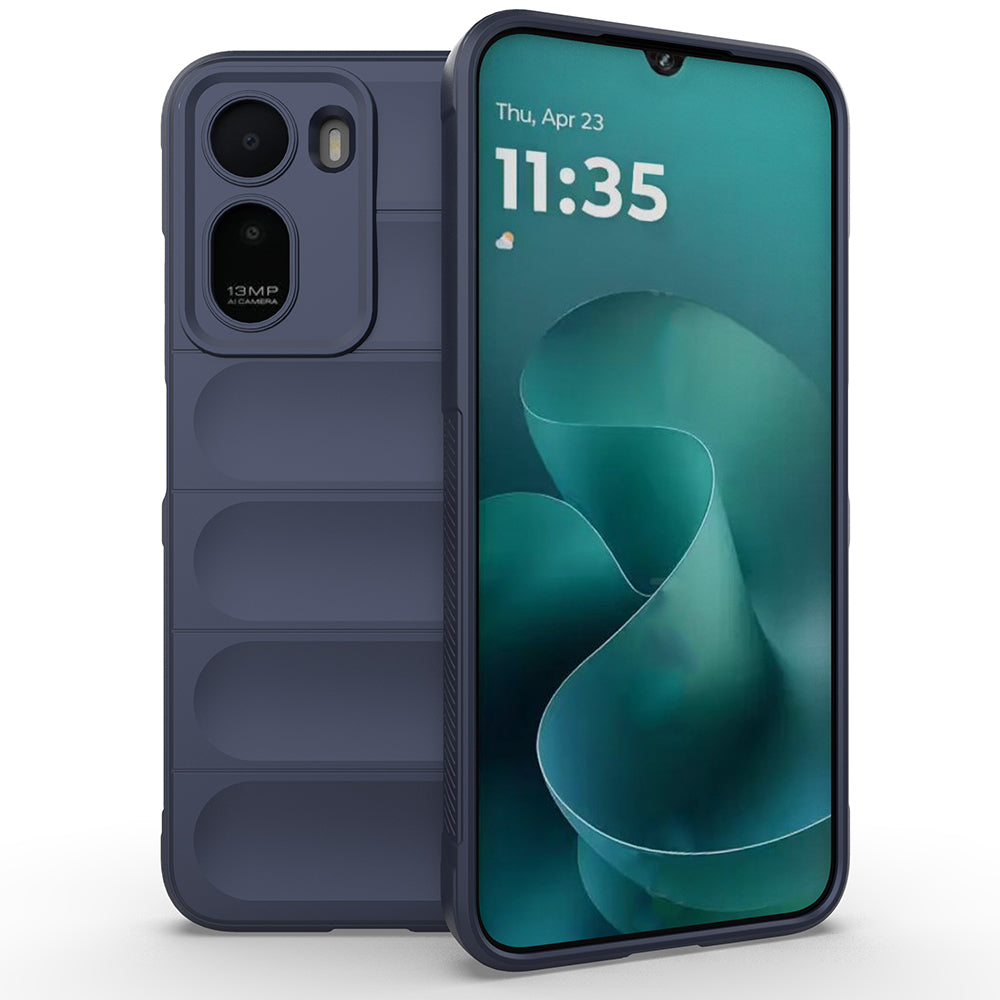 Xiaomi Redmi A7 Pro Kılıf Esnek TPU Oyuklu Arka Yüzey Tasarımlı Zore Etnik Silikon Kapak