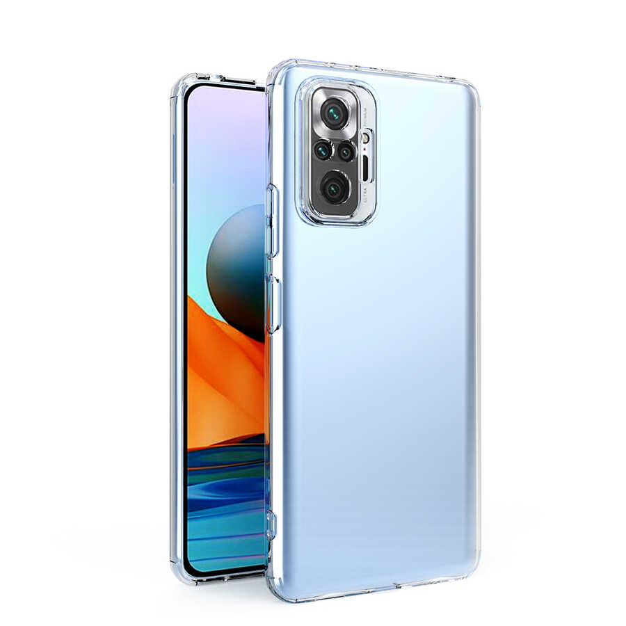 Xiaomi Redmi Note 10 Pro Kılıf Zore Kamera Korumalı Süper Silikon Kapak