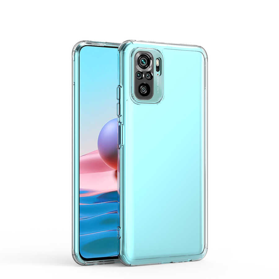 Xiaomi Redmi Note 10S Kılıf Zore Kamera Korumalı Süper Silikon Kapak