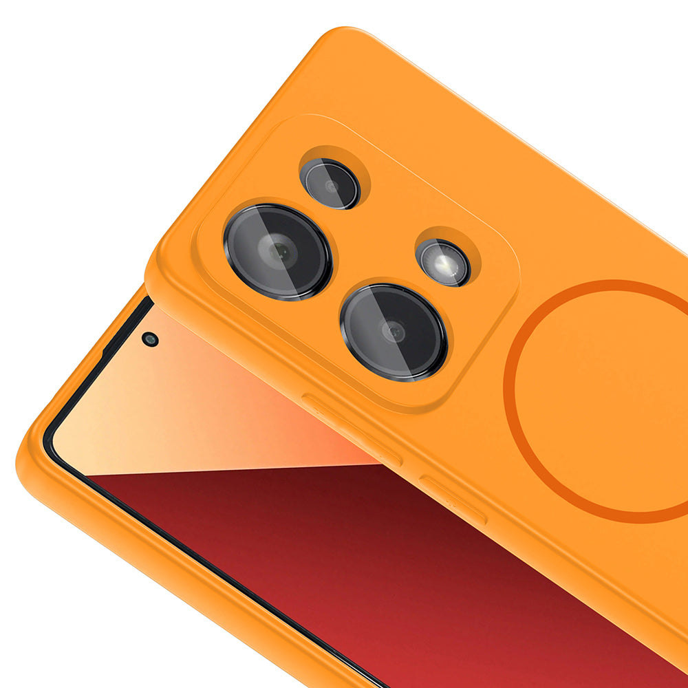 Xiaomi Redmi Note 13 Pro 4G Kılıf M-safe Şarj Özellikli Zore Meta Kapak