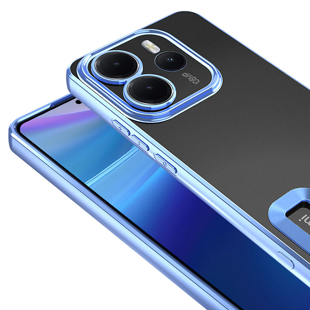 Xiaomi Redmi Note 14 4G Kılıf Kamera Korumalı Logo Gösteren Zore Omega Kapak
