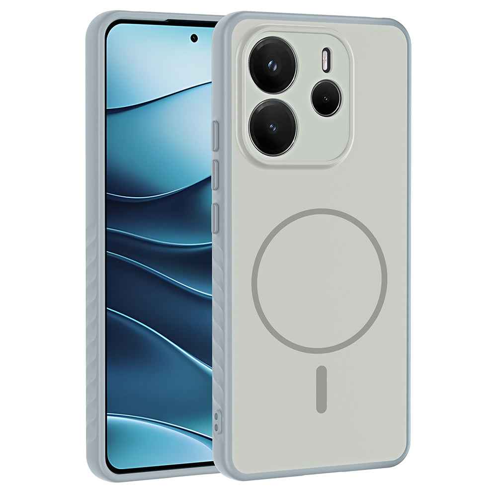 Xiaomi Redmi Note 14 4G Kılıf M-safe Şarj Özellikli Zore Tea Kapak