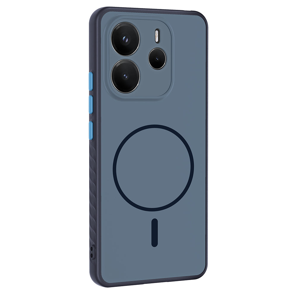 Xiaomi Redmi Note 14 4G Kılıf M-safe Şarj Özellikli Zore Tea Kapak