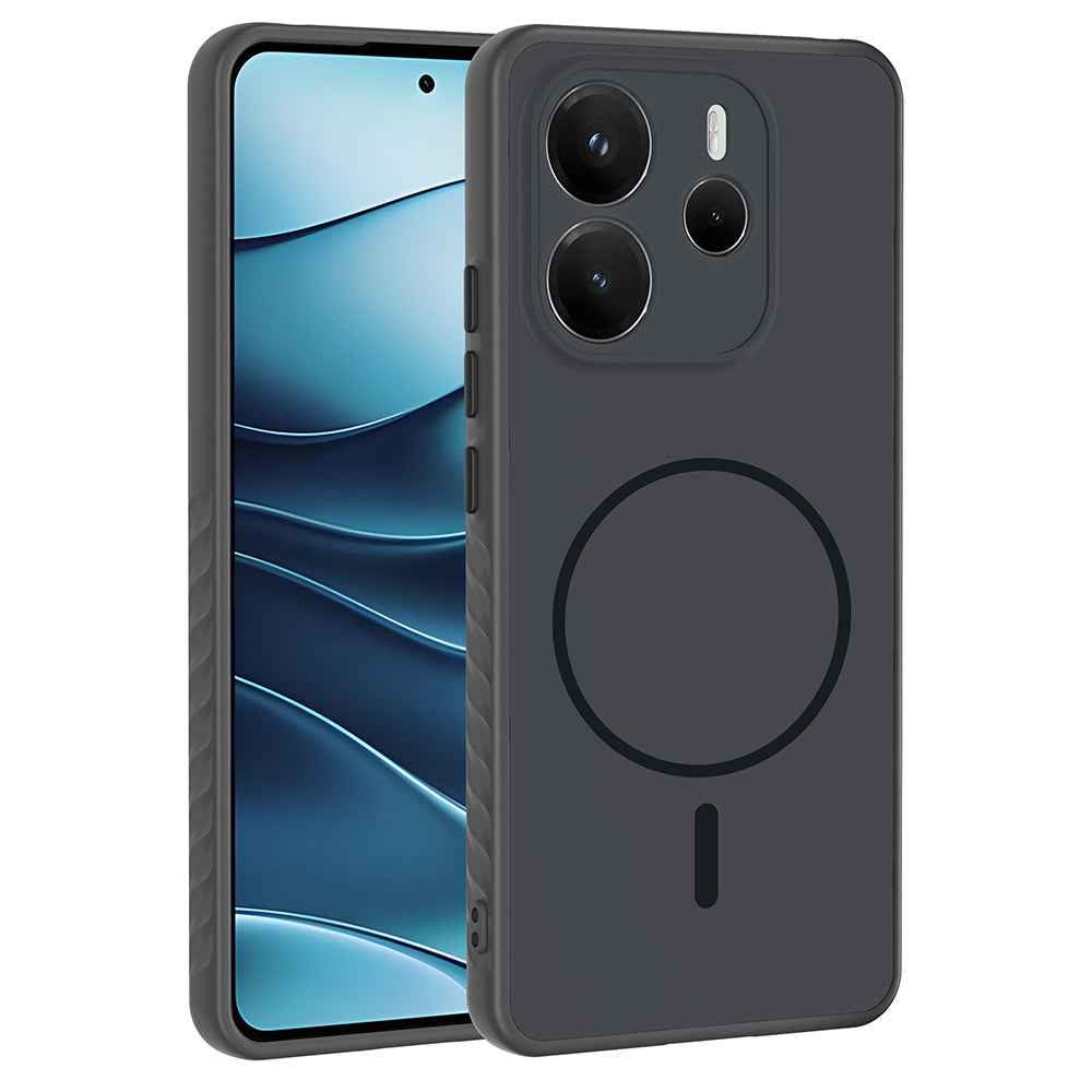 Xiaomi Redmi Note 14 4G Kılıf M-safe Şarj Özellikli Zore Tea Kapak