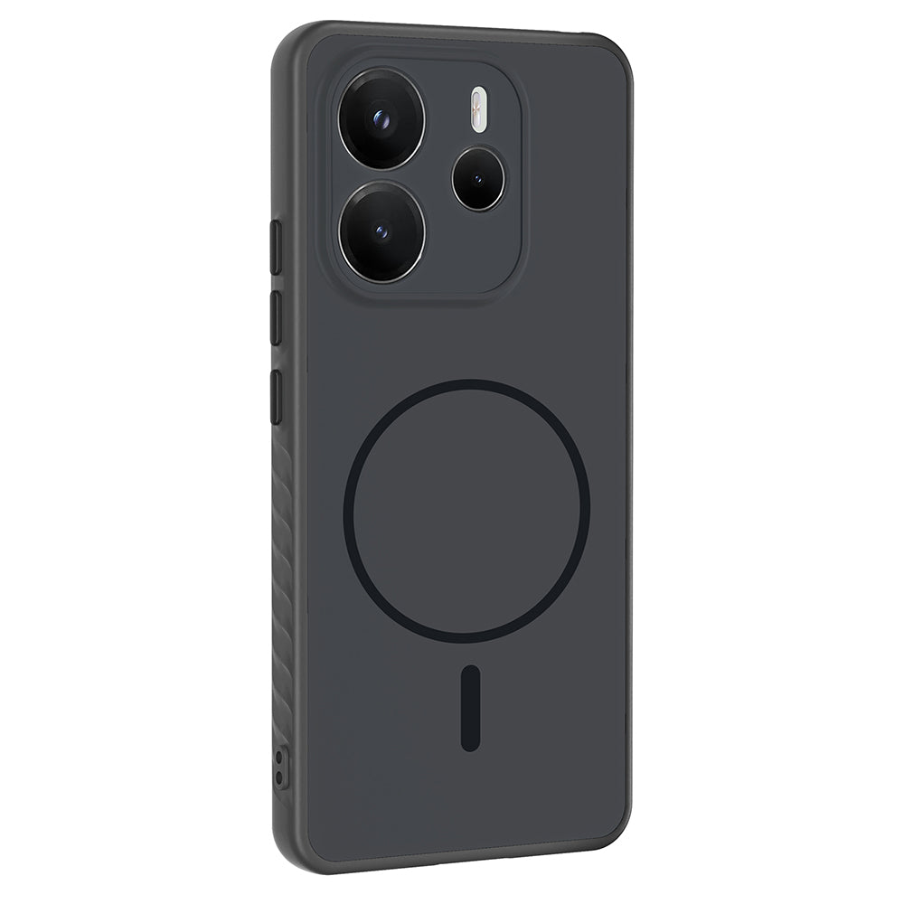 Xiaomi Redmi Note 14 4G Kılıf M-safe Şarj Özellikli Zore Tea Kapak
