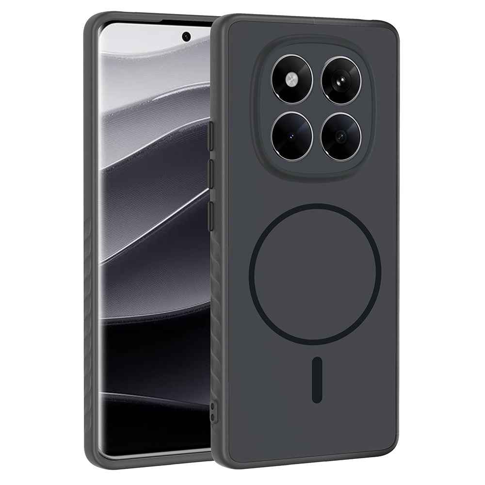 Xiaomi Redmi Note 14 Pro 4G Kılıf M-safe Şarj Özellikli Zore Tea Kapak