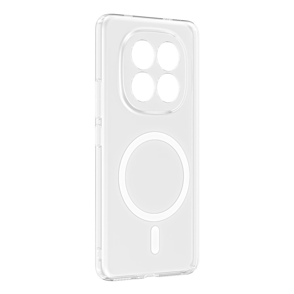 Xiaomi Redmi Note 15 Pro 4G Kamera Korumalı M-Safe Şarj Özellikli Şeffaf Zore London Sert PC Kapak