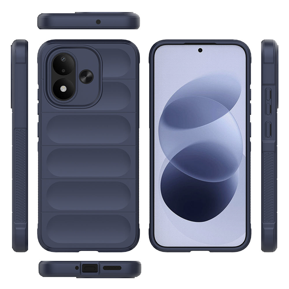 Xiaomi Redmi Note 17 Kılıf Esnek TPU Oyuklu Arka Yüzey Tasarımlı Zore Etnik Silikon Kapak