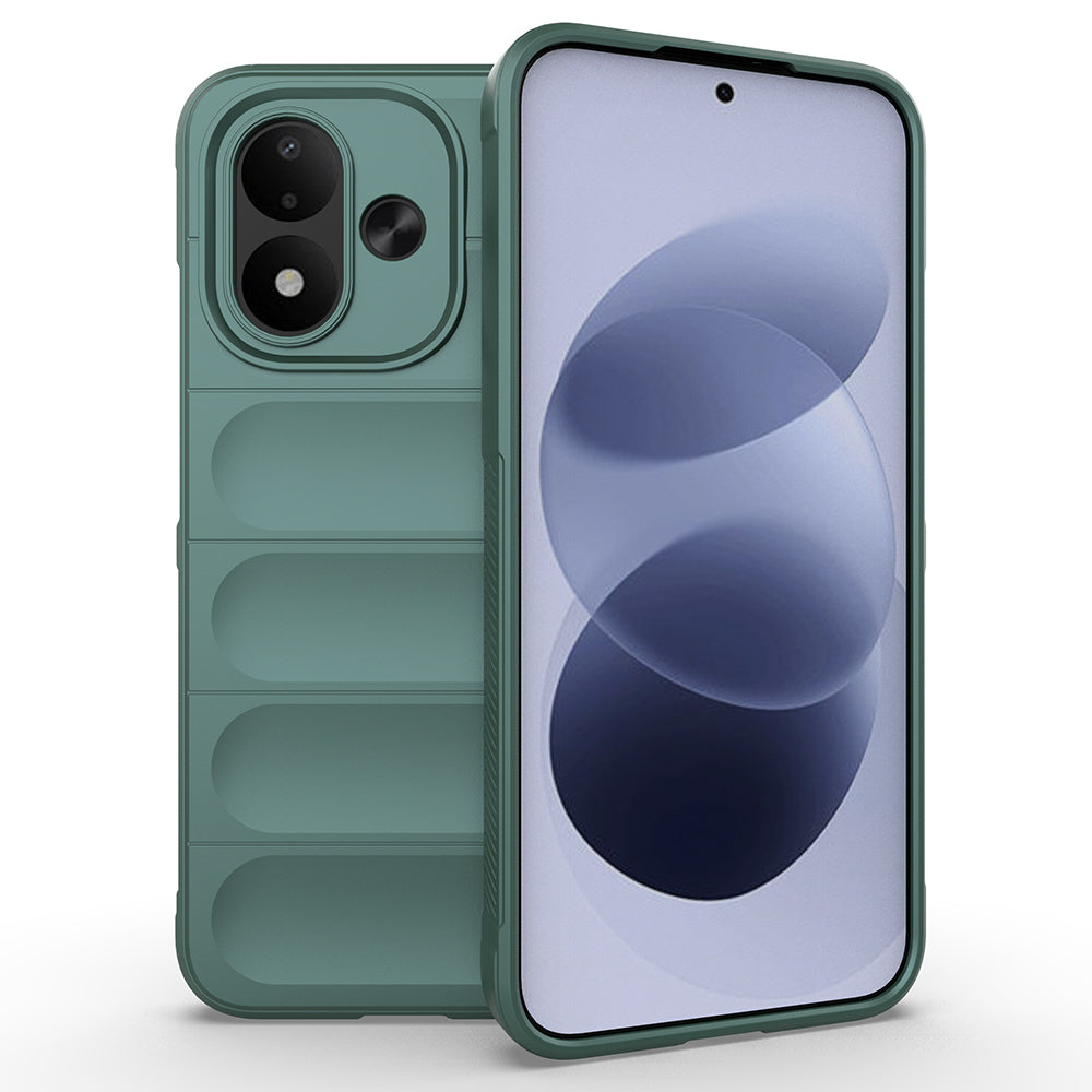 Xiaomi Redmi Note 17 Kılıf Esnek TPU Oyuklu Arka Yüzey Tasarımlı Zore Etnik Silikon Kapak