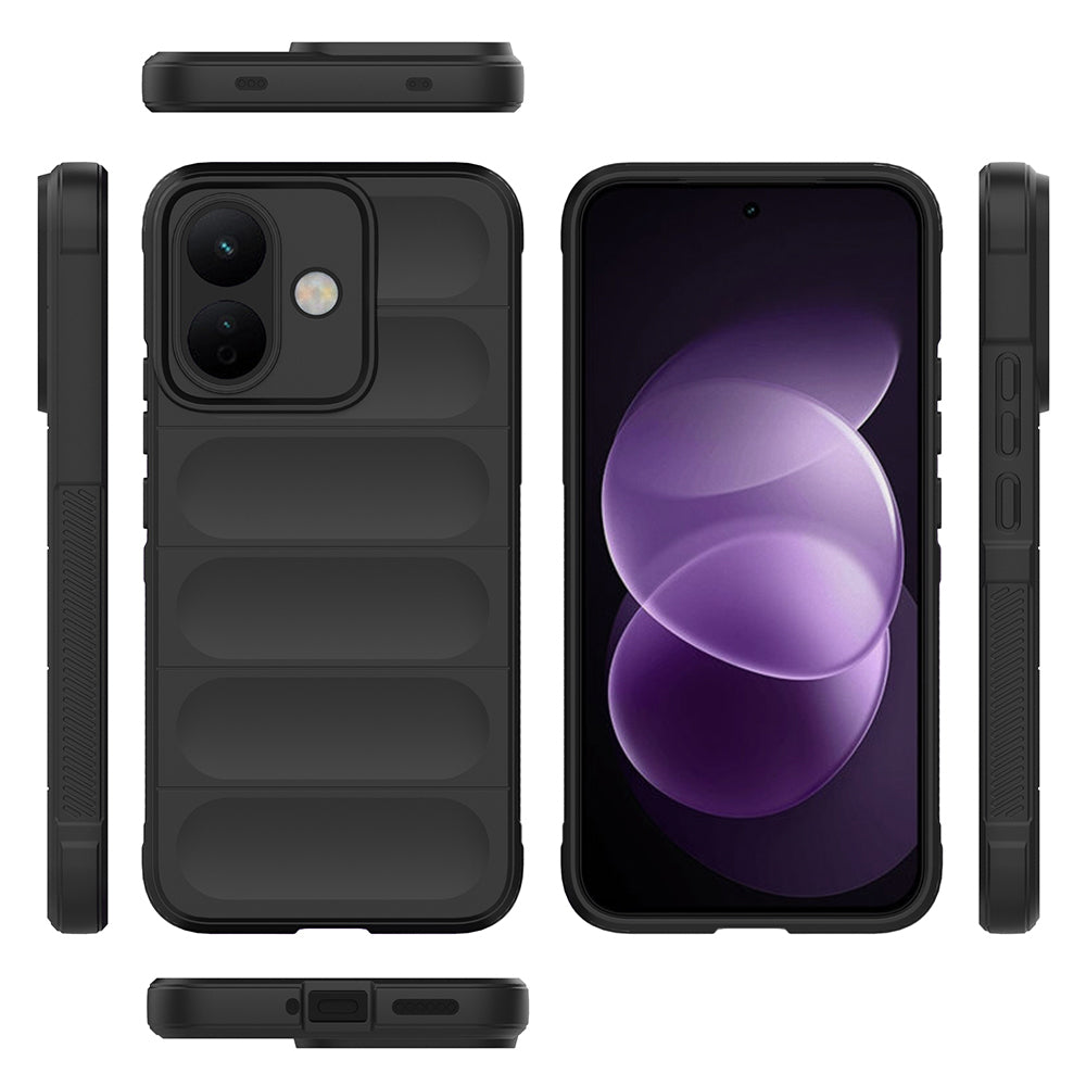 Xiaomi Redmi Note 17 Pro Kılıf Esnek TPU Oyuklu Arka Yüzey Tasarımlı Zore Etnik Silikon Kapak