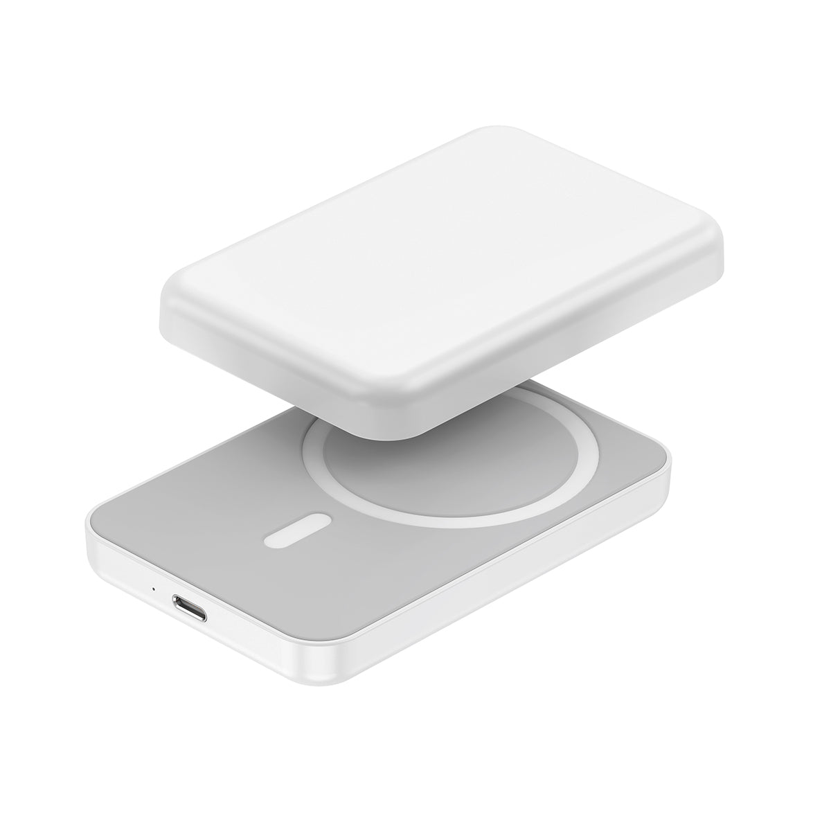 Xipin WS-T123 M-safe Wireless Şarj Özellikli Akıllı Magnetik Powerbank 5000mAh