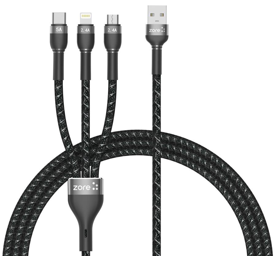 Zore Shira Serisi 3in1 USB Kablo 150cm