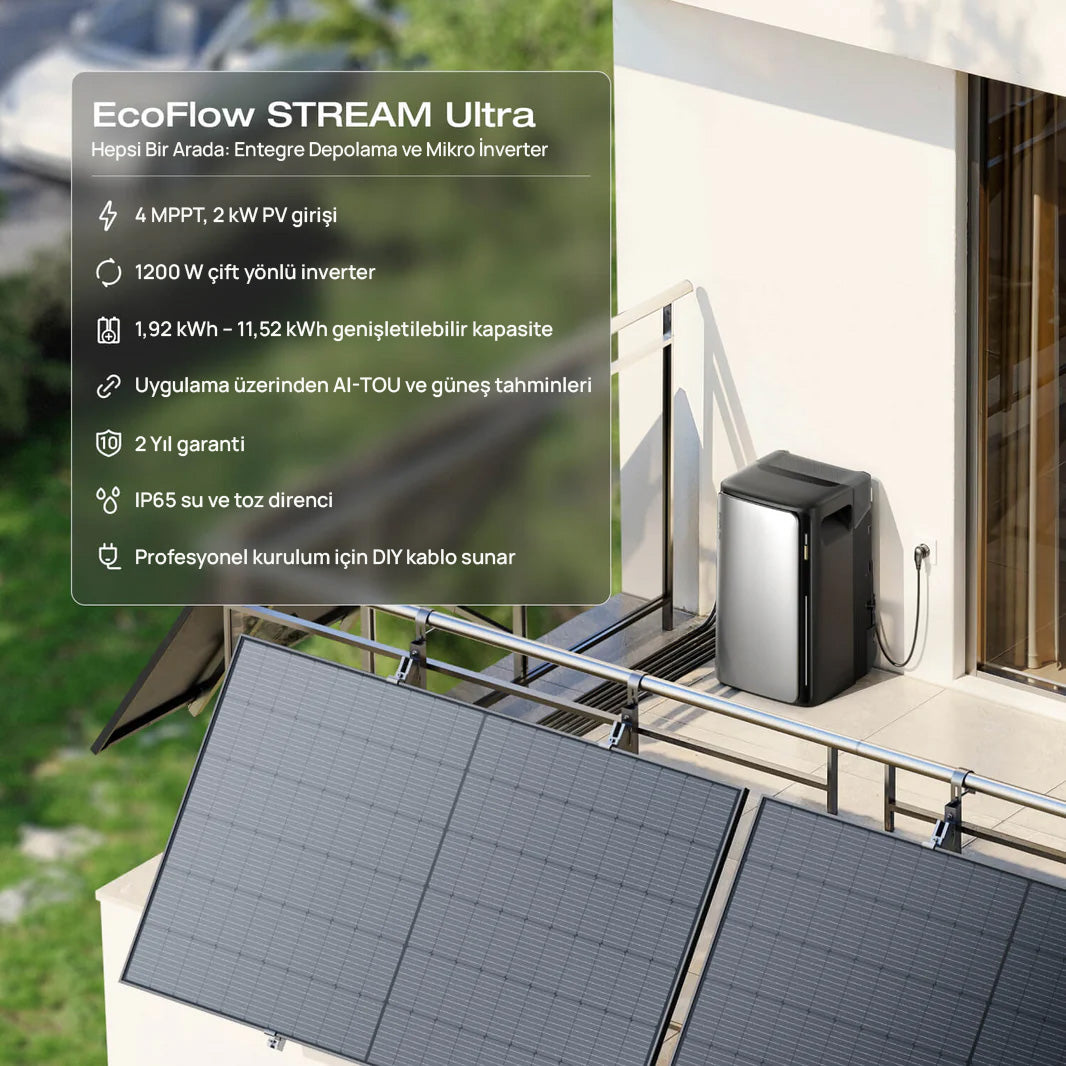 EcoFlow Stream AC Pro ile Elektrik Faturanızı Sıfıra İndirin