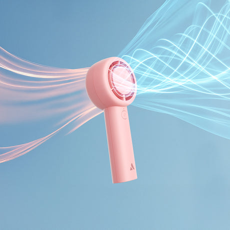 Aecooly PB01 İç Spiralli Çift Halka Hava Akışı Teknolojili 5 Kademeli Portatif Soğutucu El Fanı