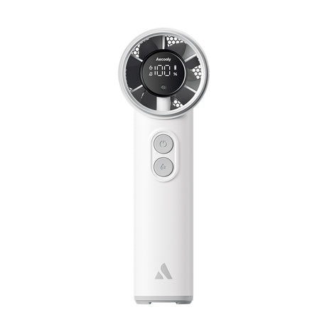 Aecooly PM02 Dijital LED Göstergeli Mist Chill Özellikli 5 Kademeli Portatif Soğutucu El Fanı
