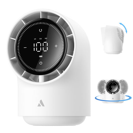 Aecooly TB01 Dijital LED Göstergeli Portatif Soğutucu Masa Fanı