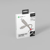 Amazingthing Thunder Pro USB3.2 Gen2 PD3.1 Port Korumalı Type-C to Type-C Kablo 120cm 240W 4K@60Hz