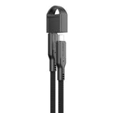 Amazingthing Thunder Pro USB3.2 Gen2 PD3.1 Port Korumalı Type-C to Type-C Kablo 20cm 240W 4K@60Hz