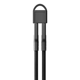Amazingthing Thunder Pro USB3.2 Gen2 PD3.1 Port Korumalı Type-C to Type-C Kablo 20cm 240W 4K@60Hz